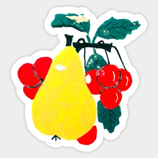 Wall painting fruits Sticker